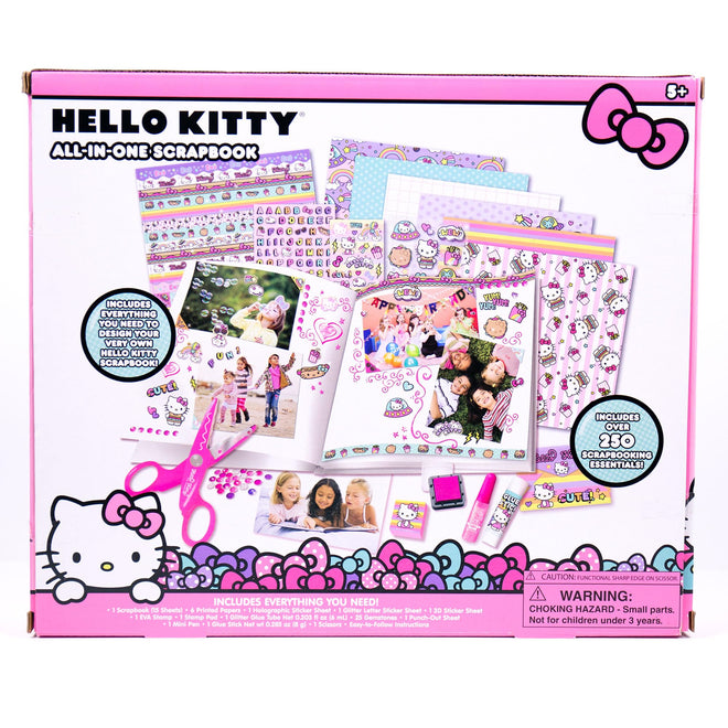 Horizon Group USA Hello Kitty All-In-One Scrapbook, Over 250 Sanrio Stationery, Cute School Supplies, Hello Kitty Notebook, Kawaii Stationery 🍁 All In One Marketplace Canada