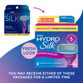Schick Hydro Silk Moisture Hydration Razors for Women | Replacement Refills for any Hydro Silk Handles | 5-Blade Refill | 6 Count Razor Refills 🍁 All In One Marketplace Canada