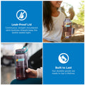 Nalgene Sustain Tritan BPA-Free Water Bottle Made with Material Derived from 50% Plastic Waste, 32 OZ, Wide Mouth, Aubergine 🍁 All In One Marketplace Canada