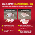 Catchmaster Mouse & Insect Glue Boards 60pk, Mouse Traps Indoor for Home, Adhesive Bug Catcher, Rat & Rodent Sticky Trap, Bulk Glue Traps Used by Pros, Pest Control for Home 🍁 All In One Marketplace Canada