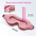 Sleep Eye Mask for Men Women, Lash Extensions 3D Sleeping Mask, Travel Blackout Night Blindfold Eye Shade Cover with Adjustable Strap (Pink-3D) 🍁 All In One Marketplace Canada