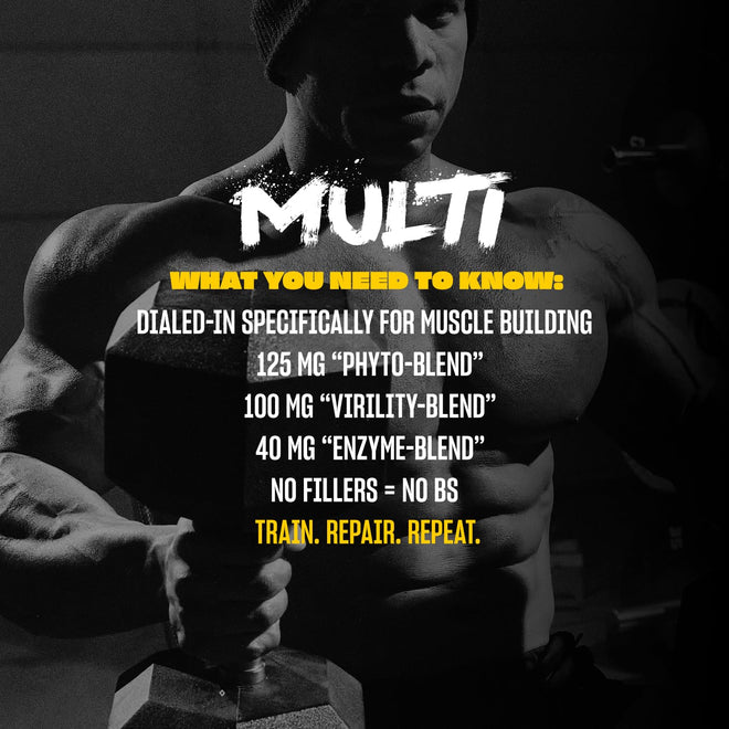MUTANT Multi Vitamins - Men's Multivitamin for Hardcore Athletes & Body Builders, Supports Muscle Function, Energy Metabolism, Immune Health with 70 Vitamins Minerals Antioxidants (60 Caplets, CA) 🍁 All In One Marketplace Canada