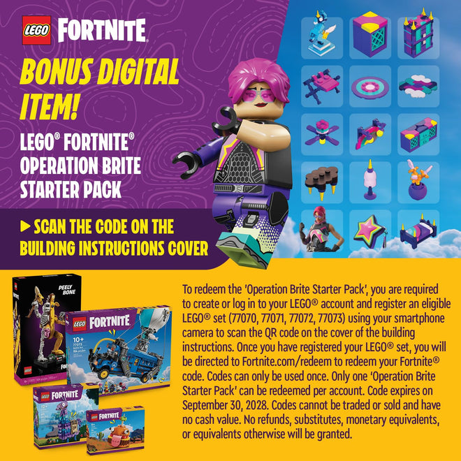 LEGO Fortnite Battle Bus Building Toy - Collectible Fortnite Toy for Kids, Boys & Girls, Ages 10+ - Pretend Play Set with 9 Minifigures from Video Game - Gift for Birthdays - 77073 🍁 All In One Marketplace Canada