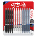Sharpie S-Gel, Gel Pens, Medium Point (0.7mm), Black and Blue Gel Ink Pens, 12 Count 🍁 All In One Marketplace Canada