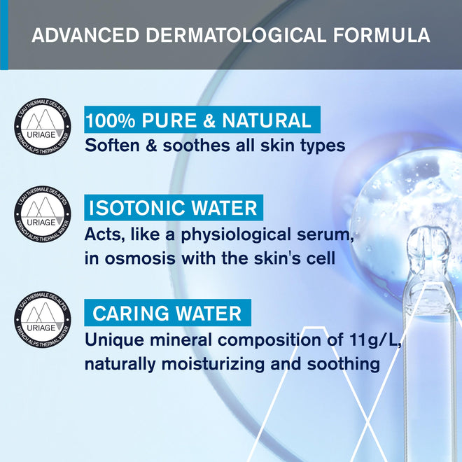 Uriage - Thermal Water Spray - Hydrating, Soothing and Protective Spray for Babies, Children and Adults - Face Mist - 100% Natural Formulation - 300ml 🍁 All In One Marketplace Canada