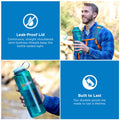 Nalgene 48 oz Wide Mouth Silo Water Bottle | BPA-Free, Durable & Leak Proof, Large & Lightweight for Hiking, Gym & Sports, Jade 🍁 All In One Marketplace Canada
