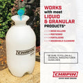 Chapin 22000 Pump Sprayer, 1G (4.5L), Lawn & Garden, Translucent Poly Tank, Funnel-Top, SureSpray, Anti-Clog Filter, Adjustable Cone Nozzle, 34" Hose, Fertilizer, Weed & Pest Applications, 2 Pack 🍁 All In One Marketplace Canada