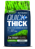 Scotts Turf Builder Quick + Thick Grass Seed (Sun and Shade Mix) - 4 kg |(576 sq Meters / 6,210 sq feet Coverage) Grow a Thick, Green Lawn Fast. for Areas that Experience Sun & Shade 🍁 All In One Marketplace Canada