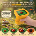 OAEBLLE Kids Microscope, 1000X 4K Digital Microscope with 2.4″ IPS Screen & 8 LED, USB Rechargeable, STEM Science Learning Kit Toys, Great Gift for Boys and Girls Aged 4-12 🍁 All In One Marketplace Canada