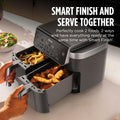 Ninja® 8‑Qt DualZone™ Air Fryer with 2 Independent Baskets, Smart Finish, Match Cook, 6‑in‑1 Family‑Size Cooking, DZ801C (Canadian Version) 🍁 All In One Marketplace Canada