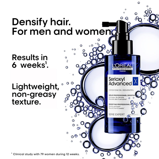 L'Oreal Professionnel Serioxyl Advanced Density Activator, Hair Thickening Serum for Thinning Hair, Promotes Growth & Density, 90 ML 🍁 All In One Marketplace Canada