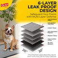 Glad for Pets XL Charcoal Training Pads for Dogs and Puppies, 50 Count 🍁 All In One Marketplace Canada