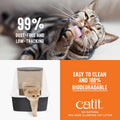 Catit Go Natural Pea Husk Clumping Cat Litter, Tofu, Lavender, 14 L, Dust Free & Lightweight Cat Litter, Easy to Scoop, Litiere Pour Chat 🍁 All In One Marketplace Canada