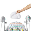 Bright Starts Portable Automatic 6-Speed Baby Swing, Compact Easy-Fold, Music, Toy Bar, 0-9 Months 6-20 lbs (Whimsical Wild) 🍁 All In One Marketplace Canada