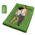 QPAU Camping Sleeping Pad, 2 Person Camping Mat, Enhanced Support for Healthy, with Built-in Foot Pump, 4.7 Inch Durable Sleeping Mattress for Camping, Hiking and Home (Pine Green) 🍁 All In One Marketplace Canada