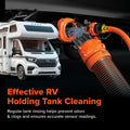 Camco Rhino Blaster — Camper Holding Tank and RV Portable Waste Tank Rinser — Provides Thorough RV Tank Cleaning — Features a Backflow Preventer & 45-Degree Clear Elbow Adapter (39080) 🍁 All In One Marketplace Canada