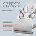 Ergobaby Evolve 3-in-1 Bouncer Seat for Babies and Toddlers 5.5-25 lbs 🍁 All In One Marketplace Canada