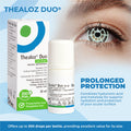 Thealoz Duo Eye Drops (2x10ml) - Clinically Proven Formula for Dry Eyes, Hydration with Hyaluronic Acid & Trehalose, Soothes & Lubricates, Tear Film Stabilization, Contact Lens Compatible (600 Drops) 🍁 All In One Marketplace Canada