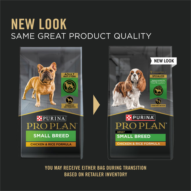 Purina Pro Plan Dry Dog Food, Specialized Small Breed Chicken & Rice - 8.16 kg Bag (1 Pack) 🍁 All In One Marketplace Canada