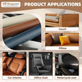 Shagoom Leather Repair Kit, 17X79 inch Self Adhesive Leather Patch Waterproof, DIY Large Vinyl Patches for Couches, Furniture, Kitchen Cabinets, Wall （Black, 17X79 inch） 🍁 All In One Marketplace Canada