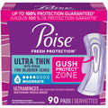 Poise Ultra Thin Incontinence Pads with Wings, Moderate Absorbency, Bladder Control Pads, 90 Count (3 Packs of 30) 🍁 All In One Marketplace Canada
