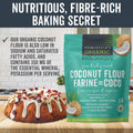 Viva Naturals Organic Coconut Flour, Gluten-Free, Unbleached & Unrefined, 4 LB 🍁 All In One Marketplace Canada