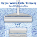 Large Lint Rollers for Carpet, Sticky Rollers for Floor DELOMO 9.45 in with 3 Extendable Handle, Long Handle Sticky Mop for Cleaning Carpets, Cars, Bedding, and Pet Hair, Ideal Gift for Pet Owners 🍁 All In One Marketplace Canada