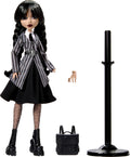 Monster High Wednesday Doll and Accessories, Wednesday Addams Collectible in Nevermore Academy Uniform with Thing and Backpack, Doll Stand 🍁 All In One Marketplace Canada