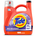 Tide Liquid Laundry Detergent, Iris Bouquet Scent, 100 Loads, Boosted Clean even in cold water, laundry soap, concentrated liquid detergent, 3.69 L 🍁 All In One Marketplace Canada