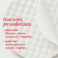 First Aid Beauty - Facial Radiance Pads with Glycolic & Lactic Acids, Daily Exfoliating Pads with AHA, Visibly Smaller Pores, Help Tone & Brighten Skin, One-Step Makeup Prep, Compostable, 28 🍁 All In One Marketplace Canada