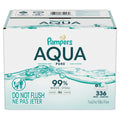 Pampers Aqua Pure Baby Wipes, 99% Water, Fragrance Free, 336 Baby Wipes Total (6X Flip-Top Packs) 🍁 All In One Marketplace Canada