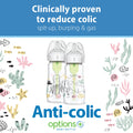 Dr. Brown’s Natural Flow Anti-Colic Options+ Wide-Neck Baby Bottle Designer Edition Bottles, Ocean Decos, 9 oz/270 mL, Level 1 Nipple, 2-Pack, 0m+ 🍁 All In One Marketplace Canada