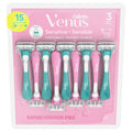 Gillette Venus Sensitive Disposable Razors for Women with Sensitive Skin, Delivers Close Shave with Comfort, 15 Count (Pack of 1) 🍁 All In One Marketplace Canada
