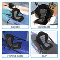 SereneLife Detachable Universal Paddle-Board Seat - Adjustable Paddle Board Seat, Form-Fitting Design for All Body Sizes, Large & Small, Compatible for Kayaks, Rowboats, Fishing Boats 🍁 All In One Marketplace Canada