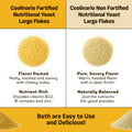 Coolinario Nutritional Yeast, Fortified, Large Flakes (1 GAL - 1.5 LBS) 🍁 All In One Marketplace Canada