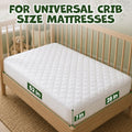 Utopia Bedding Waterproof Crib Fitted Mattress Protector (Pack of 2) - Toddler and Baby Crib Mattress Pad Cover - Soft and Breathable with 7 Inches Deep Skirt (White, 28" x 52") 🍁 All In One Marketplace Canada