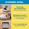 Jonny Cat Litter Box Liners: Heavy Duty - Tear & Leak Resistant - Drawstring Close - Jumbo, 15 Count 🍁 All In One Marketplace Canada