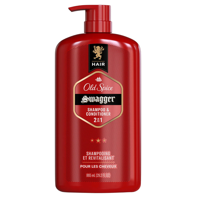 Old Spice Swagger 2in1 Shampoo and Conditioner for Men, Twin Pack, 1.73 L Total (865 mL Each) 🍁 All In One Marketplace Canada