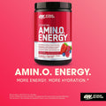 Optimum Nutrition Amino Energy Powder: Pre- workout & Anytime energy with Green tea, Green coffee extract + BCAA's - Fruit fusion: 30 servings [270g] (packaging may vary) 🍁 All In One Marketplace Canada