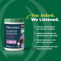 Organika Canadian-Made Electrolytes + Enhanced Collagen - Daily Hydration Powder with 5g of Collagen for Hair, Skin and Nails, 100% of Daily Vitamin C, Wildberry Flavour, 360 g, 30 Servings 🍁 All In One Marketplace Canada