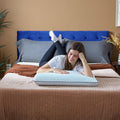 WEEKENDER Ventilated Gel Memory Foam Pillow - Washable Cover - King Size-White 🍁 All In One Marketplace Canada