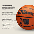 WILSON NBA DRV Basketball - Size 6-28.5", Brown 🍁 All In One Marketplace Canada