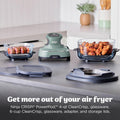 Ninja Crispi Portable Glass Air Fryer Cooking System – 4-Qt & 6-Cup CleanCrisp Containers, Nontoxic, Leak-Proof, Dishwasher Safe – Air Fry, Bake, Max Crisp, Recrisp FN101CGN (Canadian Version) 🍁 All In One Marketplace Canada