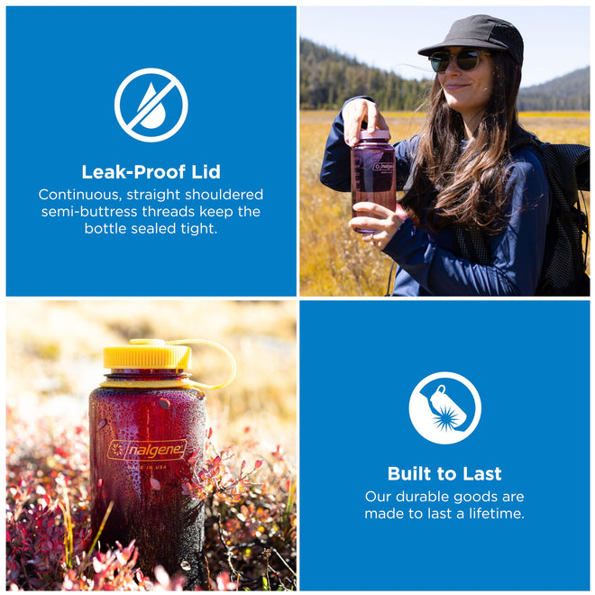 Nalgene 32 oz Wide Mouth Water Bottle, Baby Blue 🍁 All In One Marketplace Canada