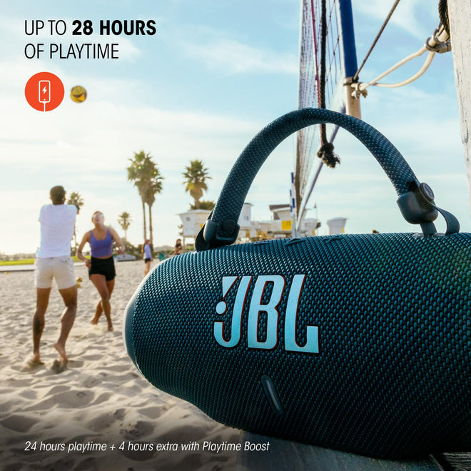 JBL Charge 6 - Portable Waterproof & Drop-Proof Bluetooth Speaker, Bold Pro Sound with AI Sound Boost, 28Hrs of Playtime, Built-in powerbank & Comes with a Sturdy/Removable Carrying Strap (White) 🍁 All In One Marketplace Canada