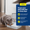 PetSafe Analog 2 Meal Programmable Pet Feeder, Automatic Dog and Cat Feeder - Dry or Semi-Moist Pet Food Dispenser, Slow Feed Portion Control (3 Cup/16 Ounce Total Capacity), Tamper-Resistant Design 🍁 All In One Marketplace Canada