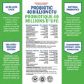 Probiotic 40 Billion CFU - Synbiotics Gut Health - Proudly Canadian Made - Bloating Relief & Digestive Health Support - Guaranteed Potency Probiotics for Men & Women - Shelf Stable, Non-GMO, 60ct 🍁 All In One Marketplace Canada