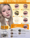 JIMIRE Natural Lash Clusters Extensions 180Pcs Anime Eyelash Extensions D Curl Wispy Manga Eyelash Clusters 8-16MM Cluster Eyelash Extensions Individual Lashes Pack 🍁 All In One Marketplace Canada
