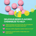 Culturelle Kids Daily Probiotic Chewable for Kids, With 100% Naturally Sourced Lactobacillus GG Strain, Most Clinically Studied Probiotic, Pediatrician Recommended, Berry Flavor, 60 Count Chews 🍁 All In One Marketplace Canada