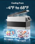 EUHOMY 12 Volt Refrigerator, 60QT(55L) Electric Cooler, 12V Fridge APP Control, 12V Cooler -4℉~68℉, Portable Freezer 12/24V DC 110-240V AC for Camping, Travel, Truck, Home 🍁 All In One Marketplace Canada